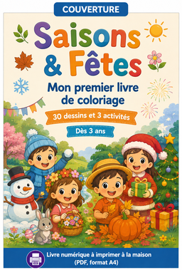 Saisons & Fêtes – Mon Livre de Coloriage