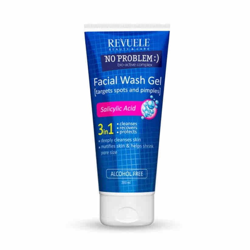 ريفولي غسول ساليسليك اسيد ٣ في ١ - 200 مل REVUELE No Problem Salicylic Acid Washing Gel_0