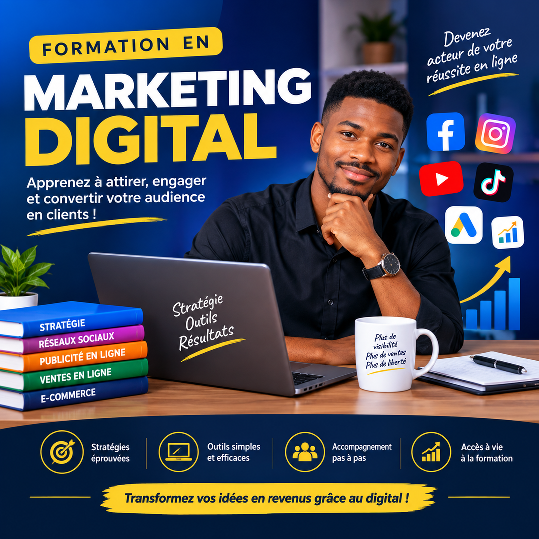 Formation en marketing digital- Guide complet pour débutant