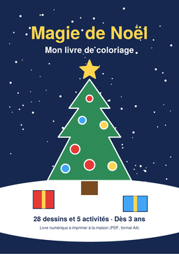 Magie de Noël – Mon Livre de Coloriage
