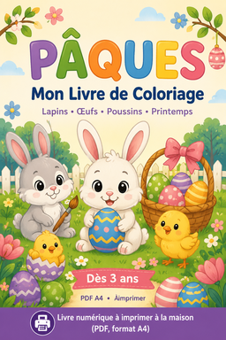 Pâques – Mon Livre de Coloriage