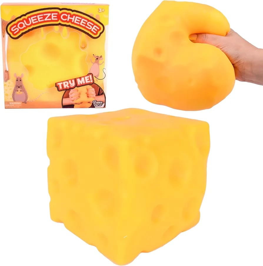 Giant Cheese Cube Squeeze Toy_3