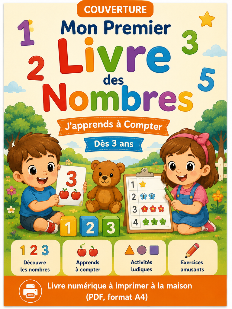 Mon Premier Livre des Nombres – J’apprends à Compter_0