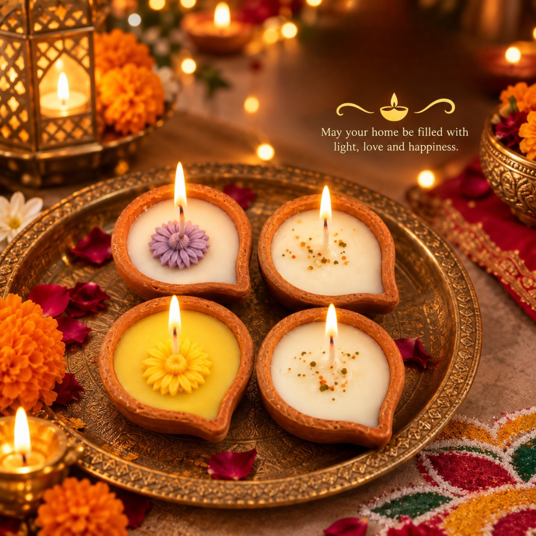 Diya Wax Candle_0