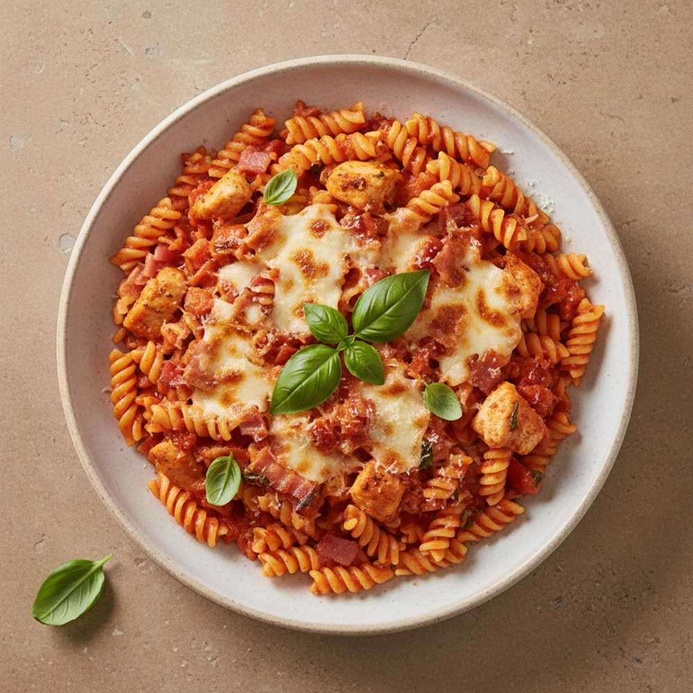 Small chicken bacon pasta bake (300g—feeds 1)
