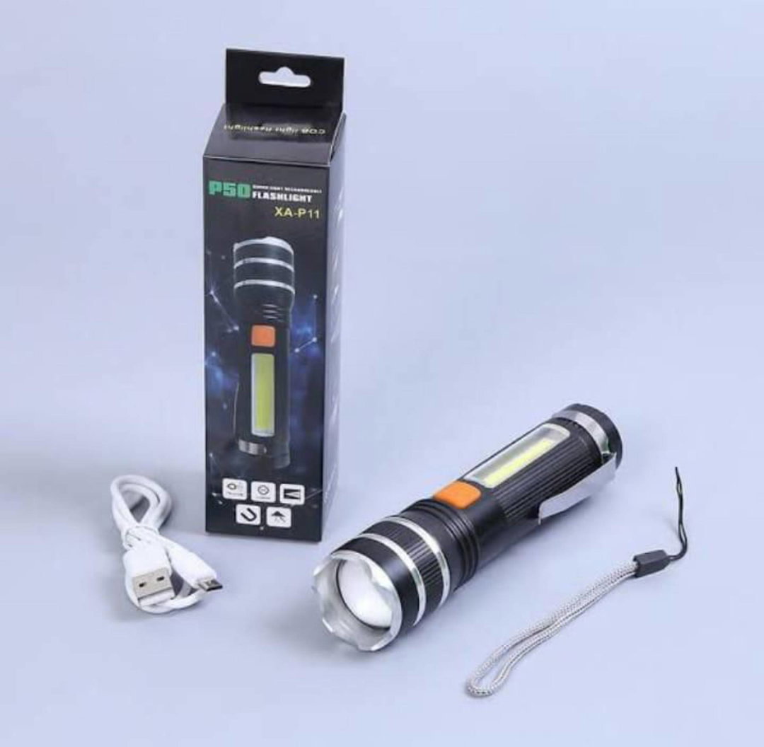 Flashlight through