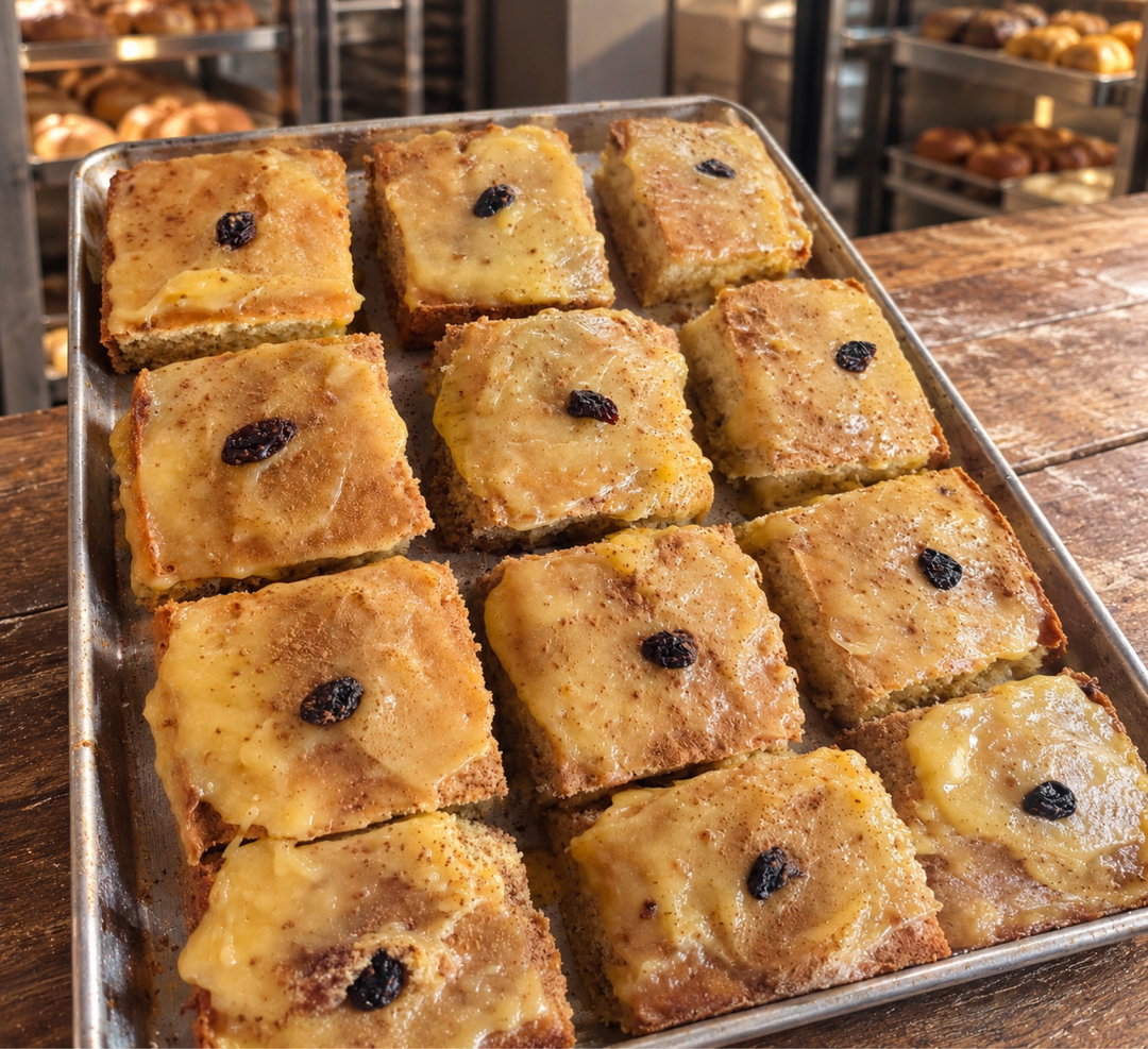 Torta de vainilla con atolillo