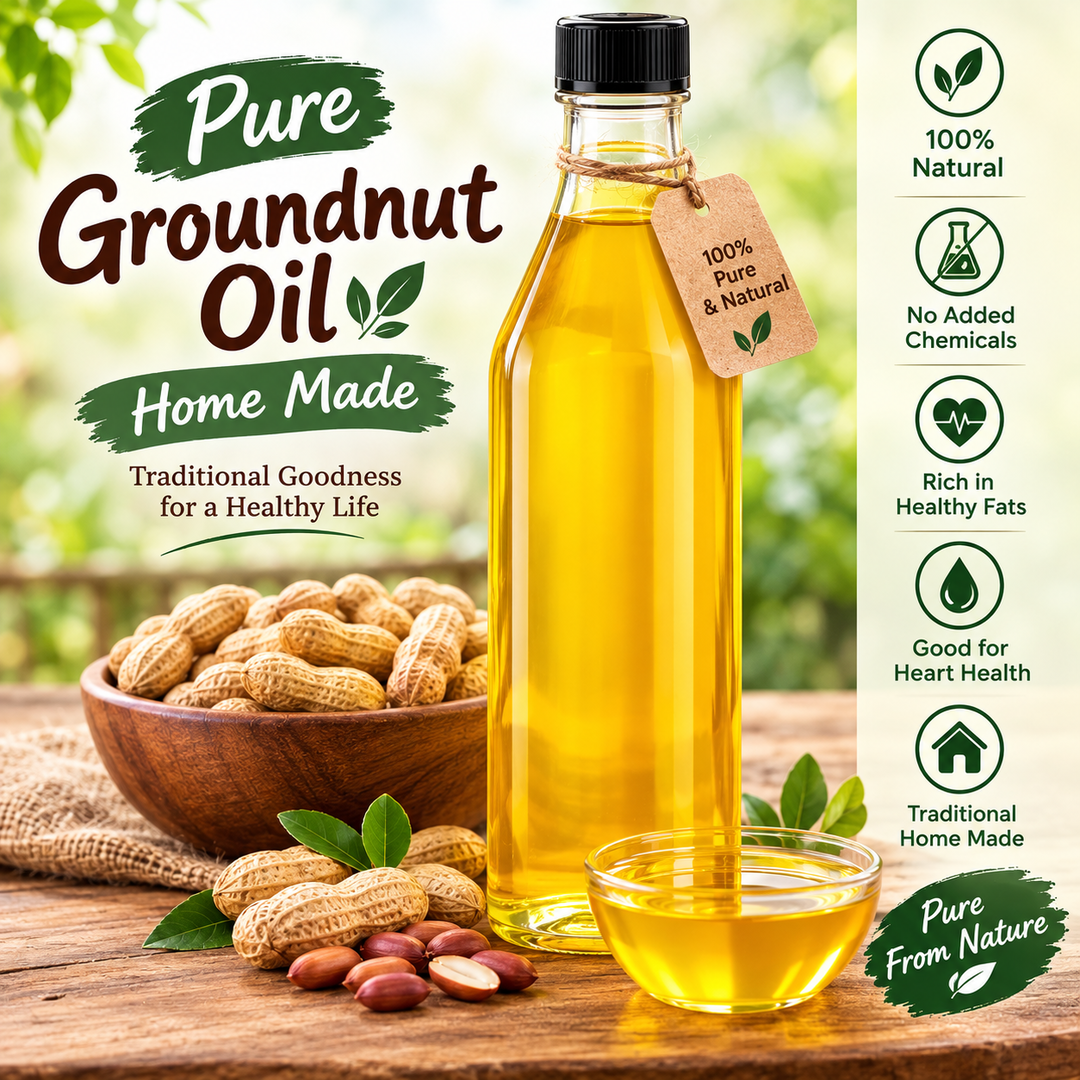 Ground nut oil. (💯 Percentage Home made Pure oil)