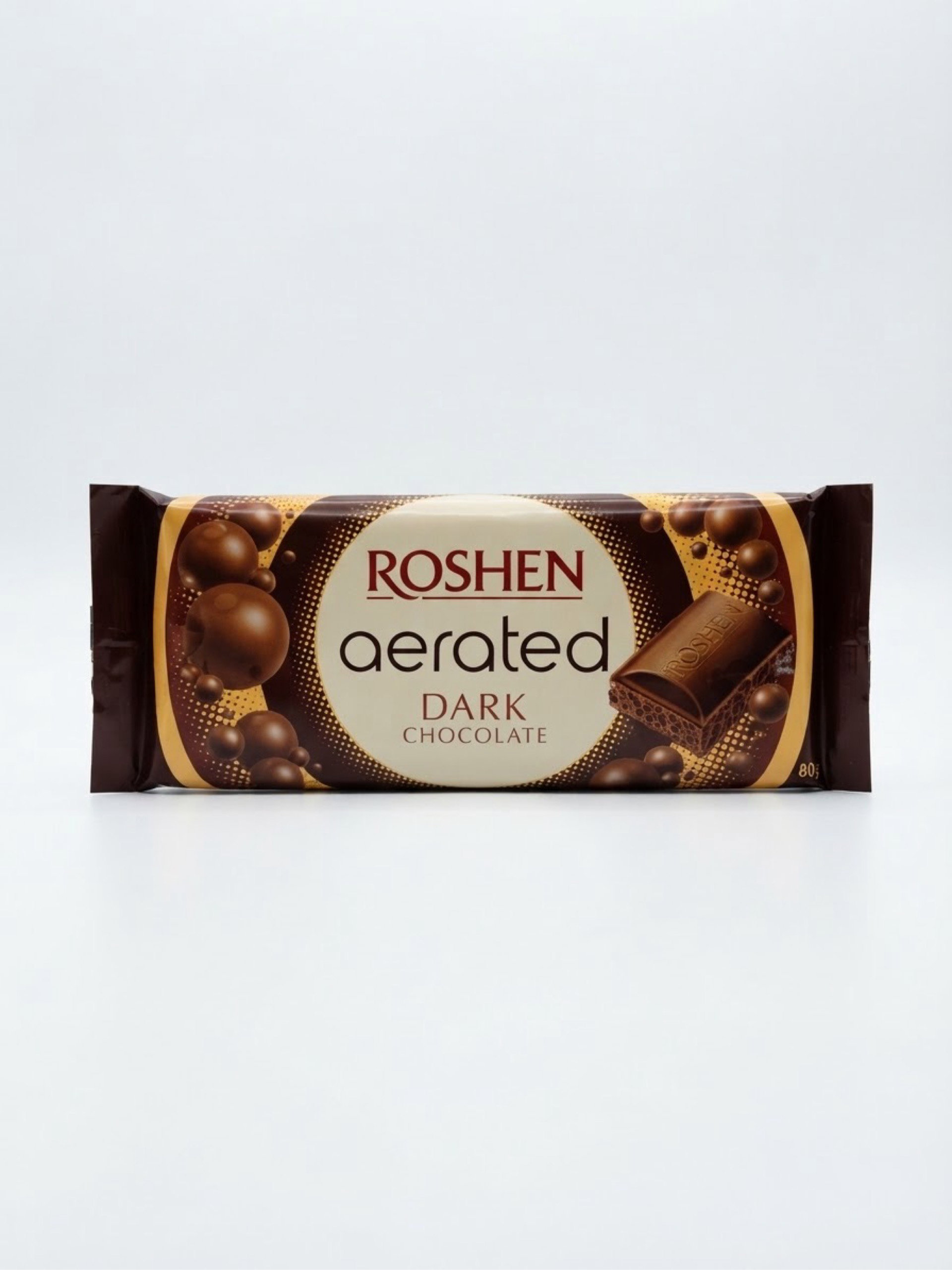 Roshen Aerated Dark Chocolate 80 g_0