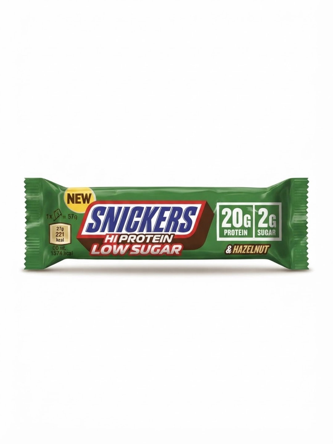 Snickers HI PROTEIN LOW SUGAR Hazelnut, 57g.