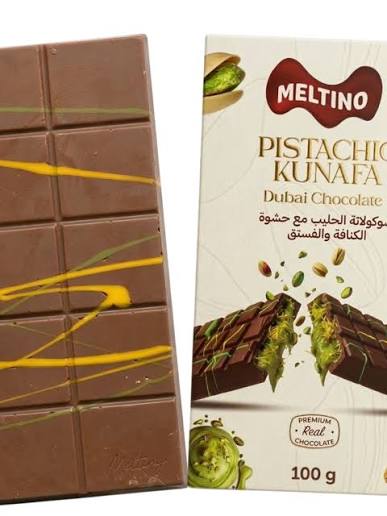Meltino Kunafa chocolate 100g (Official)
