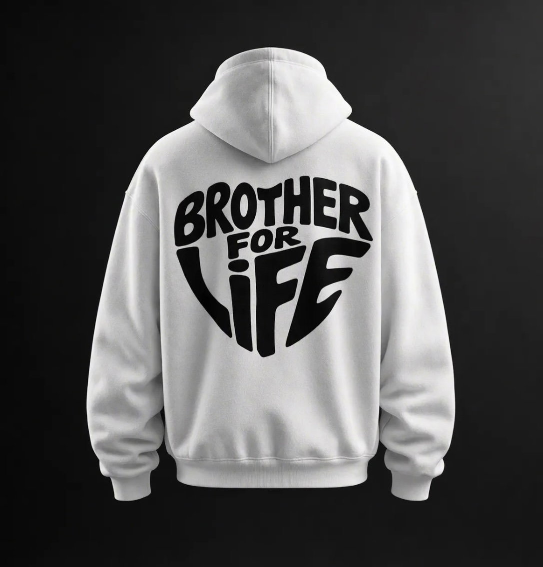Hoodie white brothers_1