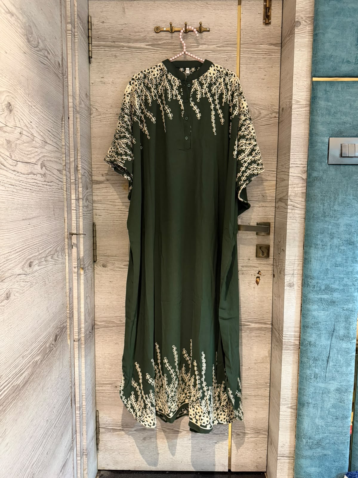 Imported embroidered kaftan gown😍❤️_0