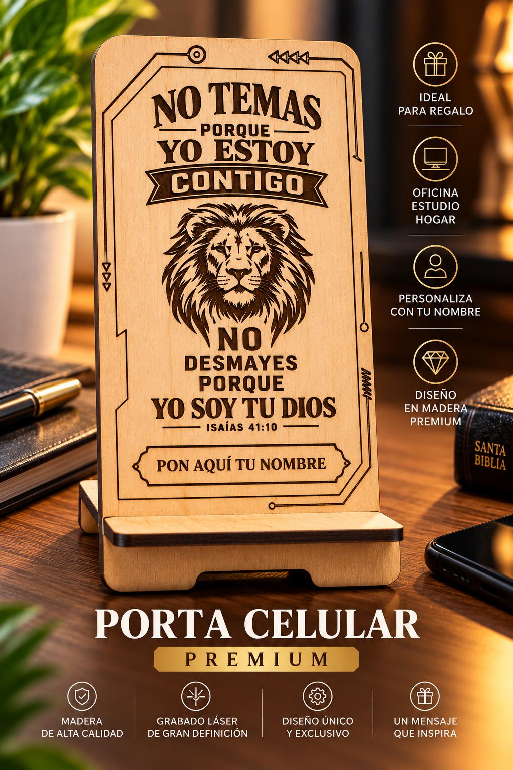 Porta Celular – No Temas | Isaías 41:10
