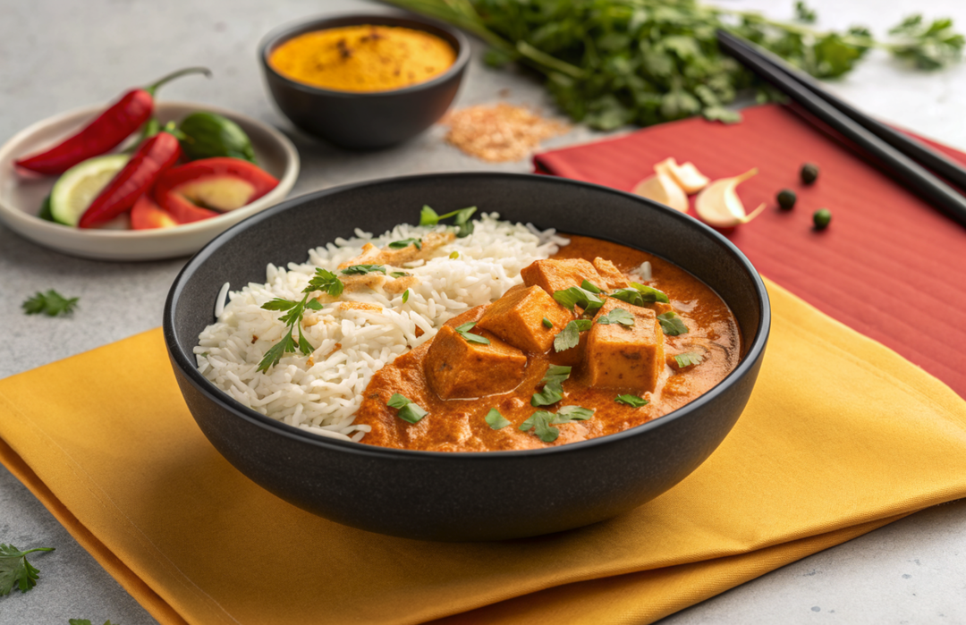 Smoky Paneer Rice Bowl
