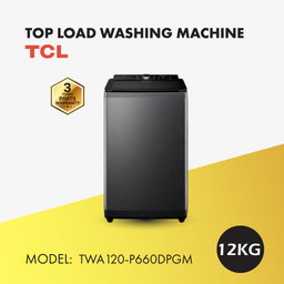TCL fully auto washing machine 12KG (inverter) TWA120-P660DPGM