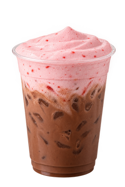 Chocolate Strawberry Cloud (Iced)