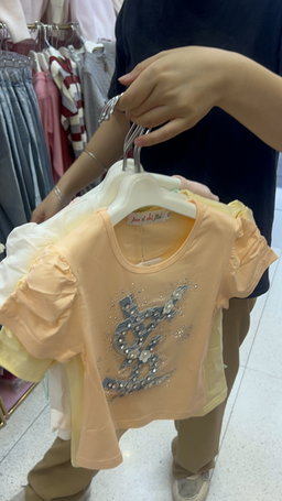 Kids Tshirt with stones 1-4 years