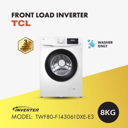 TCL FRONT LOAD WASHER 8KG (TWF80-F143061DXE-E3)