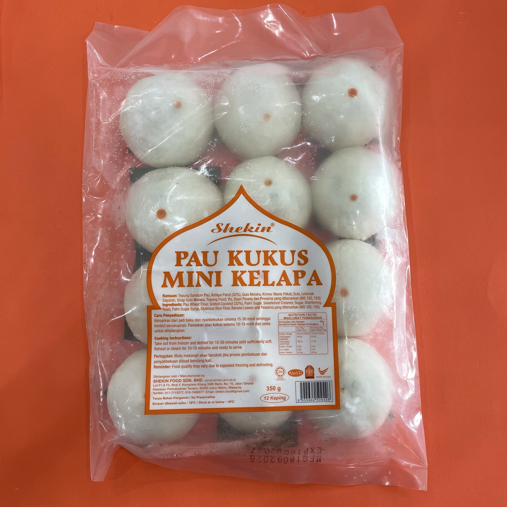 Pau Kukus Mini Kelapa 12pcs_0