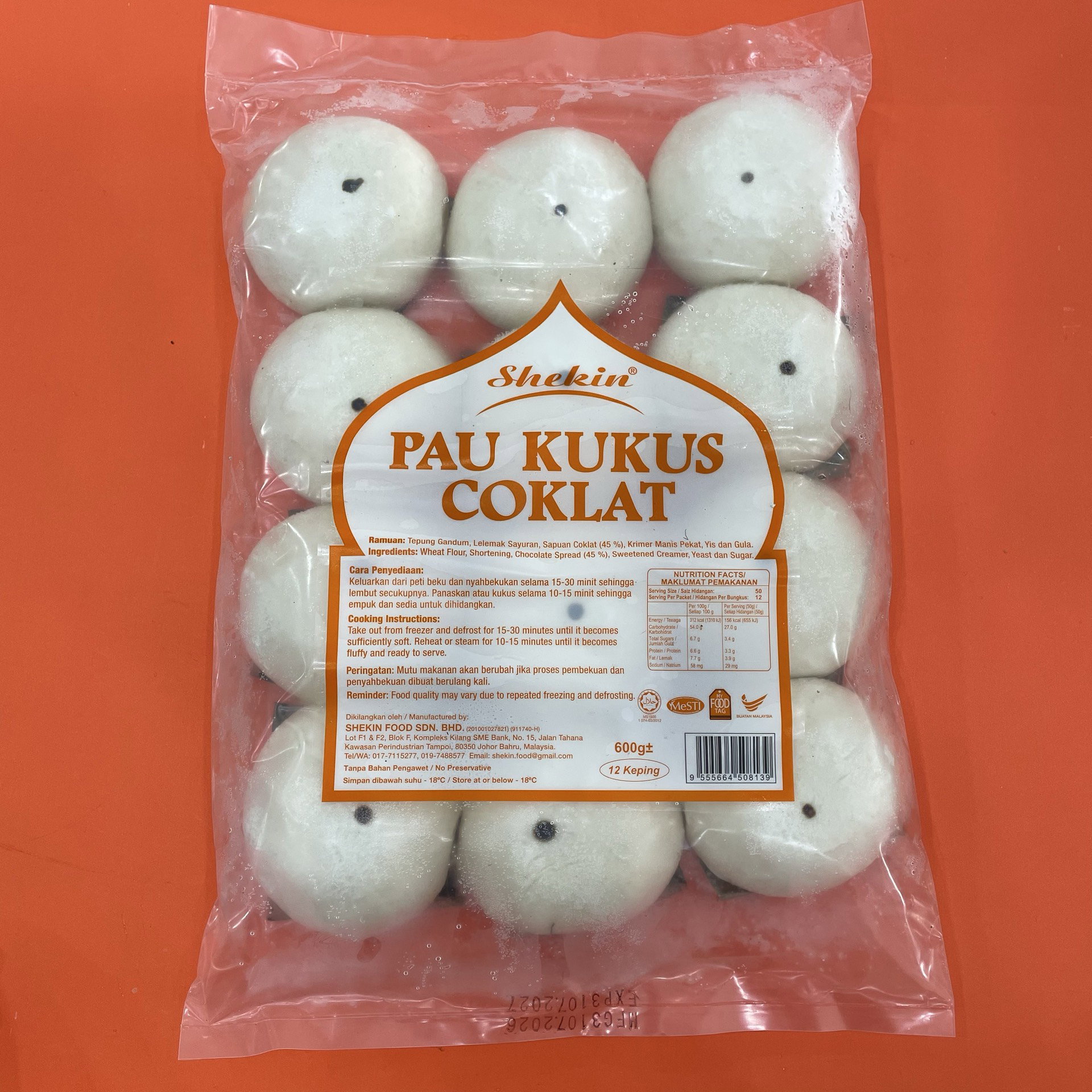 Pau Kukus Coklat 12pcs_0