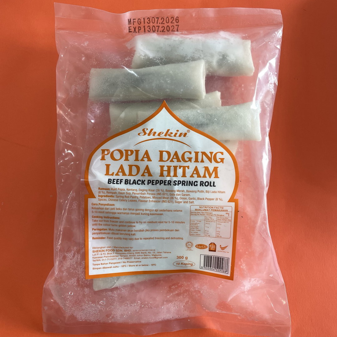 Popia Daging Lada Hitam 10pcs