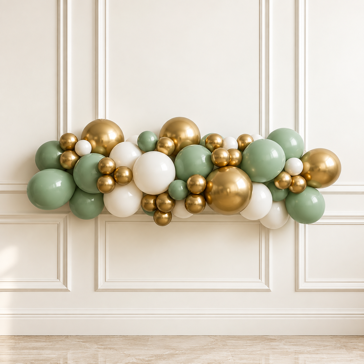 Balloon Garland on Wall_0