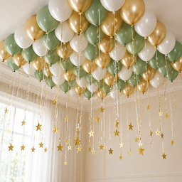 Floating Helium Balloons 
