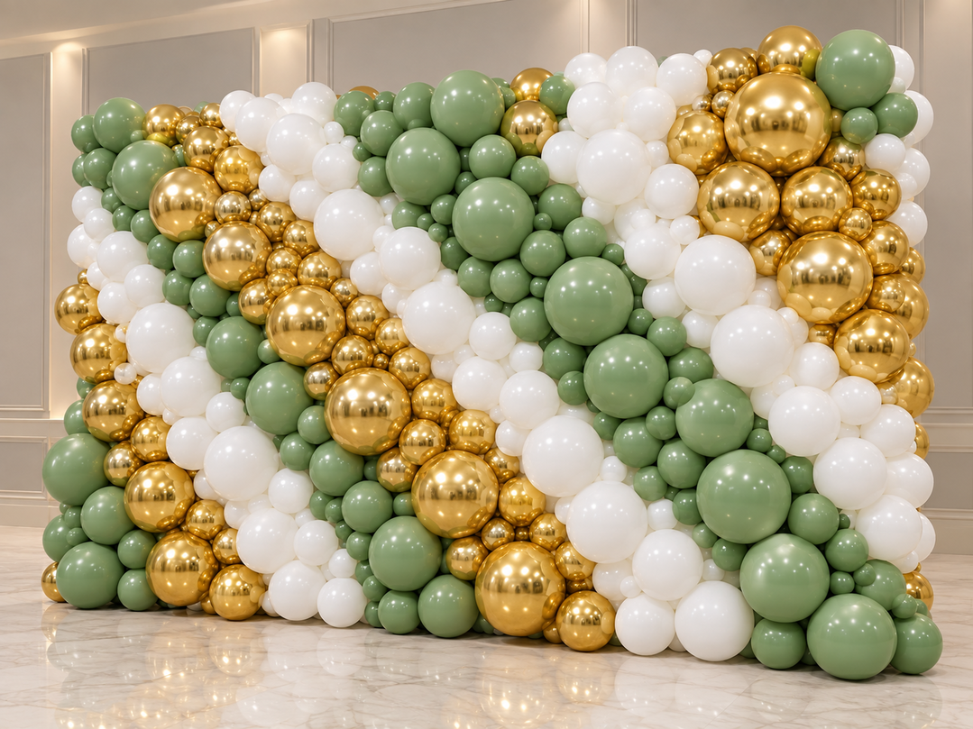 Balloon Wall Party Backdrop 