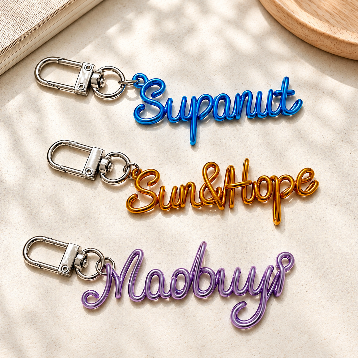 Wire Name Keychain_0