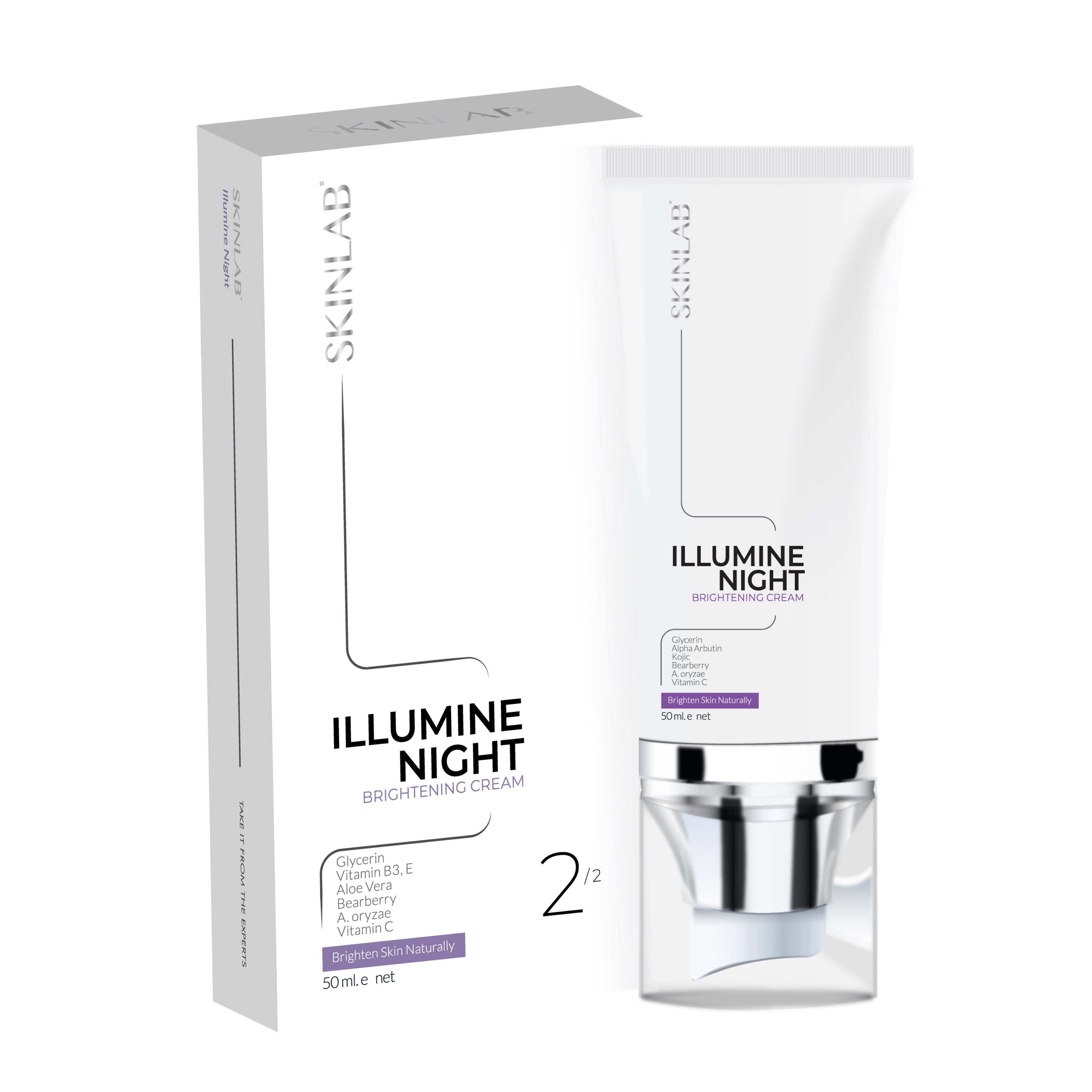 سكن لاب كريم تفتيح البشرة الليلي 50 مل SKINLAB Illumine Night Whitening Cream