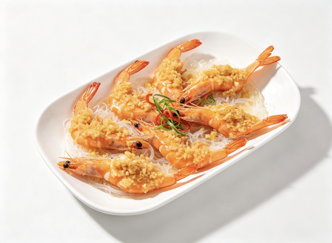 Steam Garlic Prawn Vermicelli 