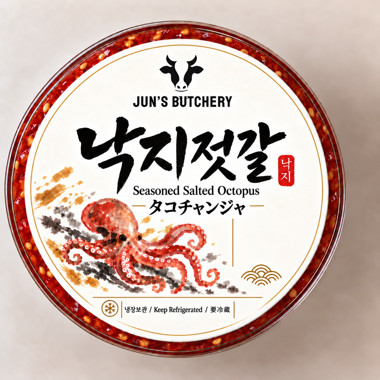 Salted Octopus タコチャンジャ 낙지젓_1