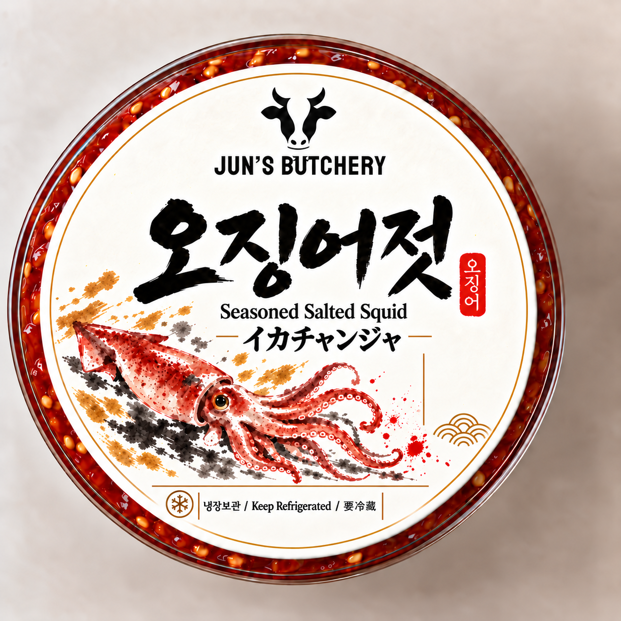 Salted Squid イカチャンジャ 오징어젓_1