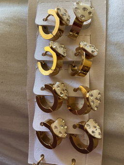 Heart hoop earrings 2