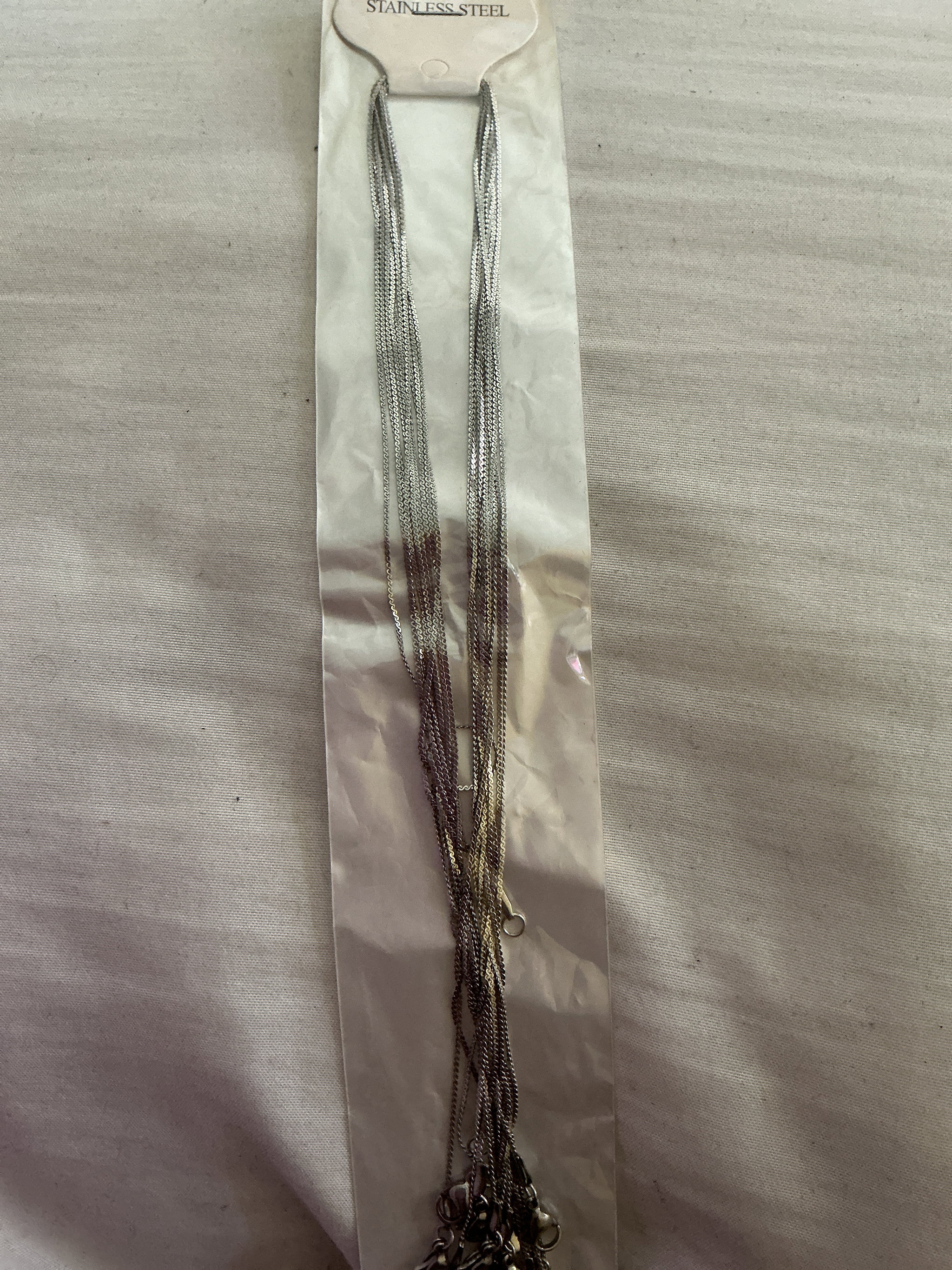 Plain silver necklace _0