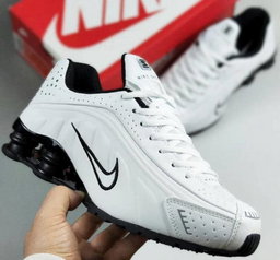 Nike Shox R4 White / Black - Premium Sneakers