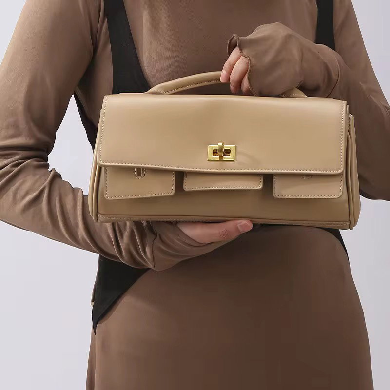 Glitz Structured Top-Handle Bag
