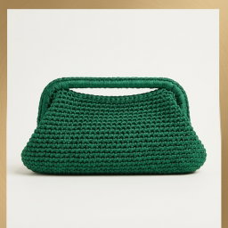 Glitz Woven Statement Bag
