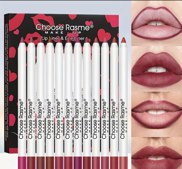 Water/smudgeproof lipliners
