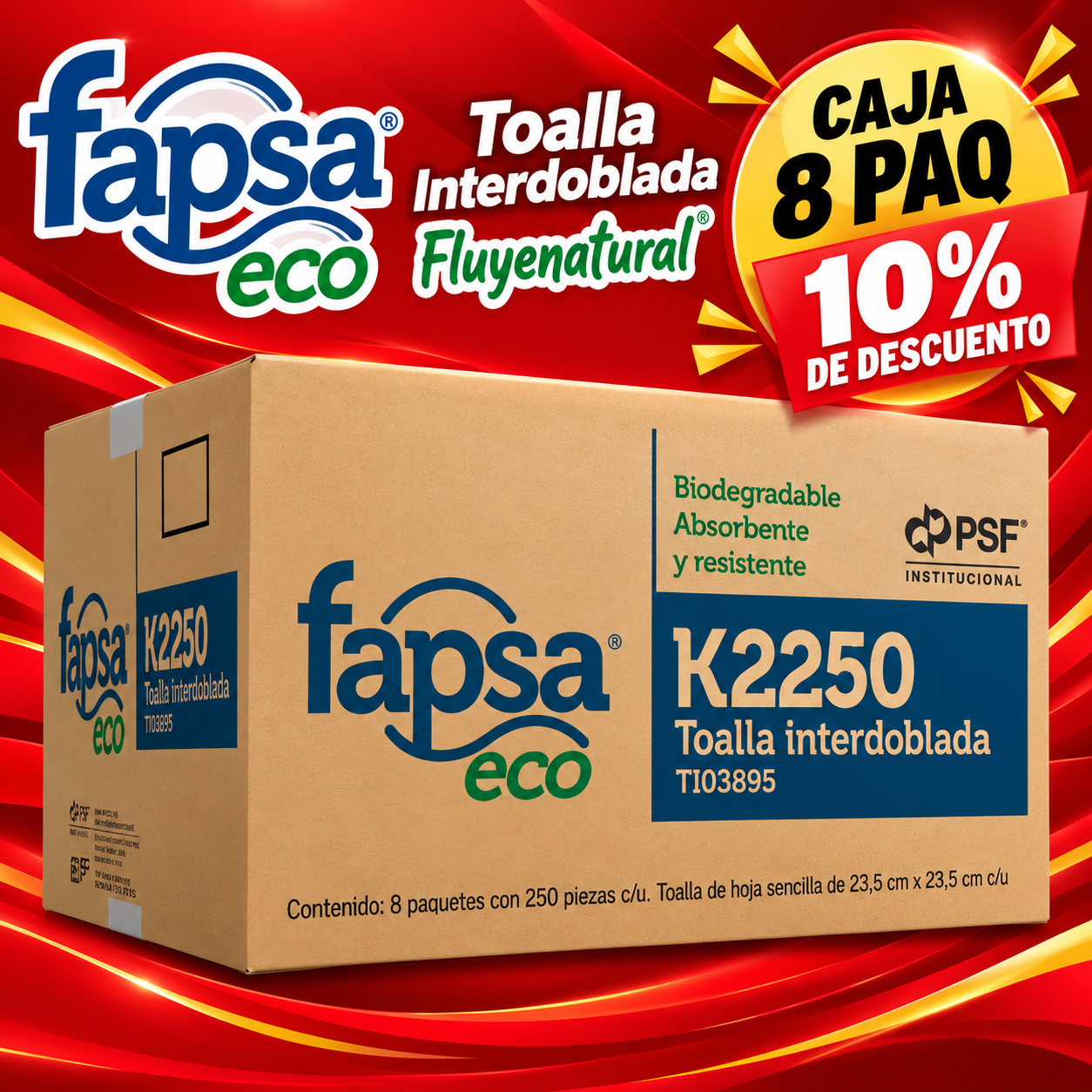 X CAJA DE TOALLA INTERDOBLADA CON 8 PAQ_0