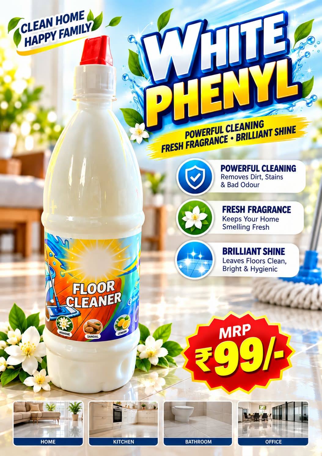 White Floor Cleaner