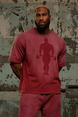 Gold's Gym Shadow Oversized T-Shirt