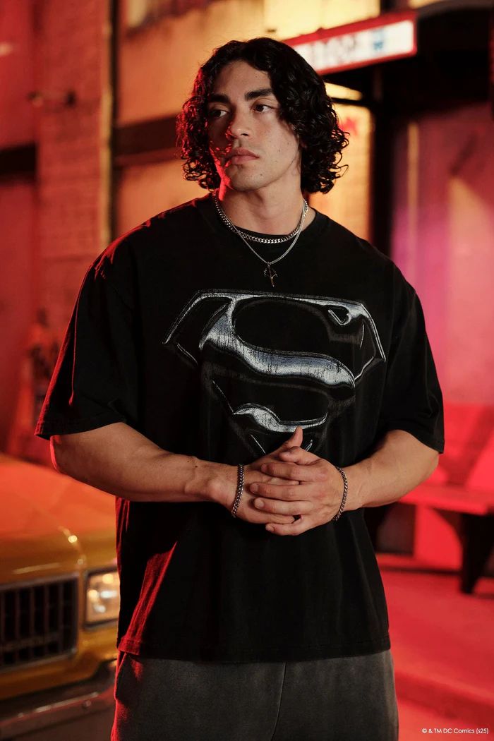 YoungLA Superman Graphic Tees Chrome Logo_0