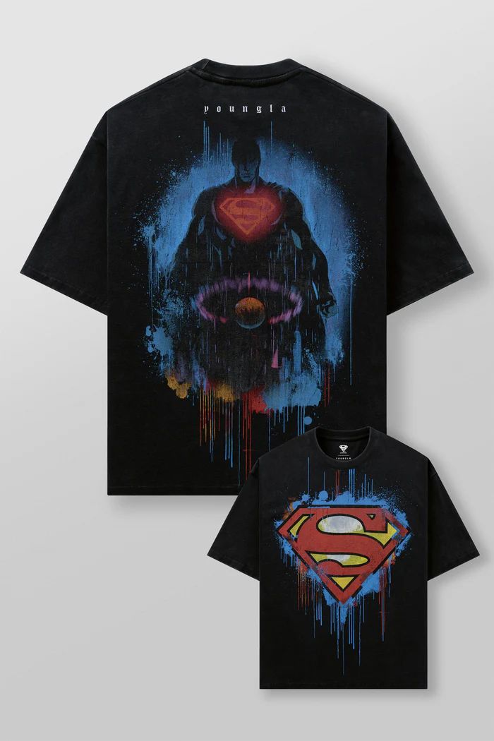 YoungLA Superman Graphic Tees The Painting_2