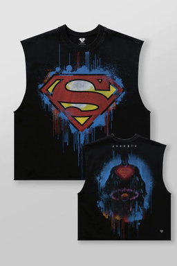 YoungLA Superman Cut-Offs The Painting