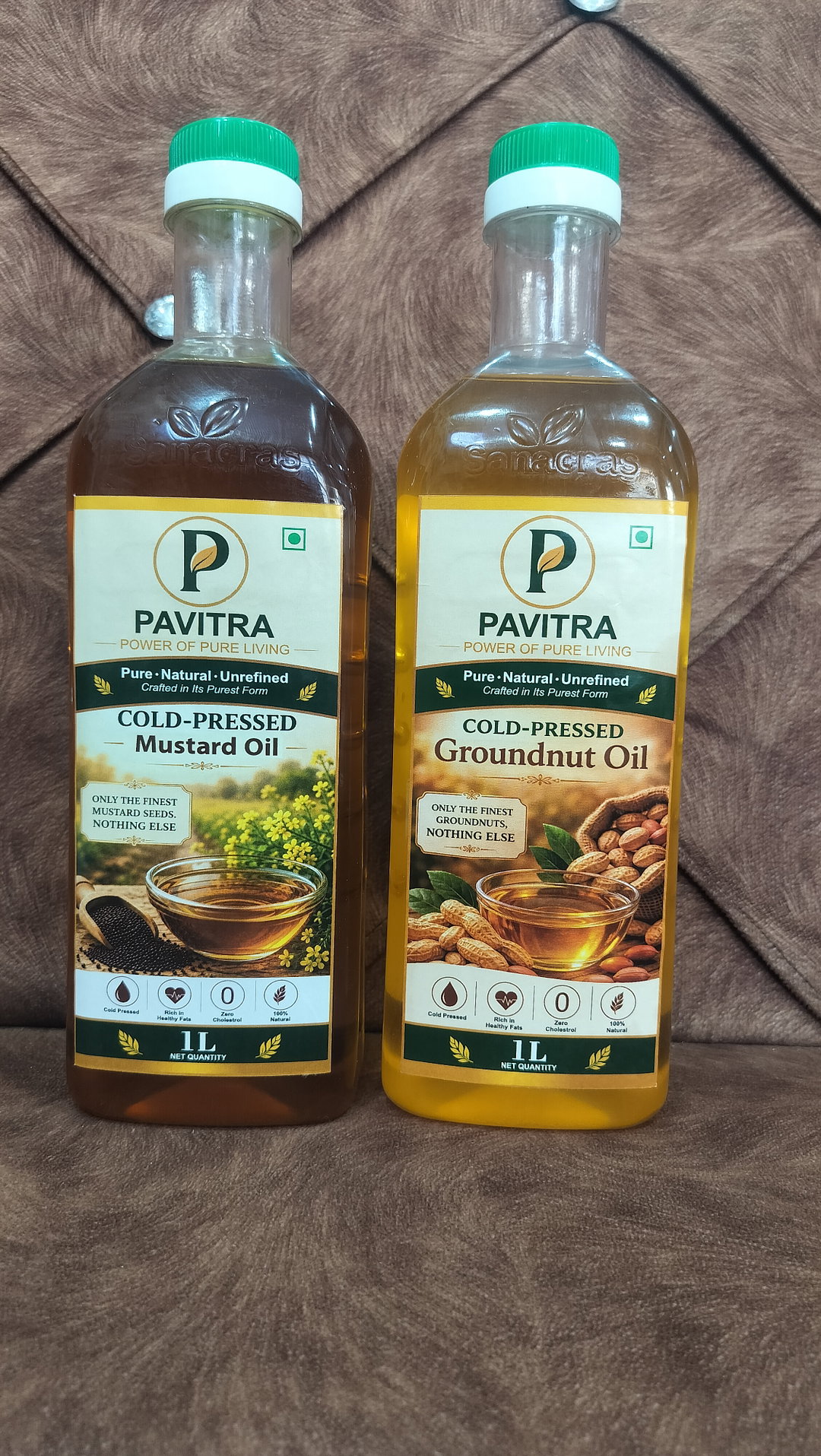 Cold press oil mustard oil