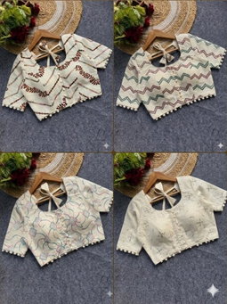 KHADI SHORT SLEEVE BLOUSE