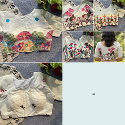 KHADI COTTON SHORT SLEEVE BLOUSE