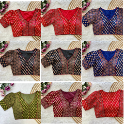 AJRAKH COTTON FRONT OPEN BLOUSE